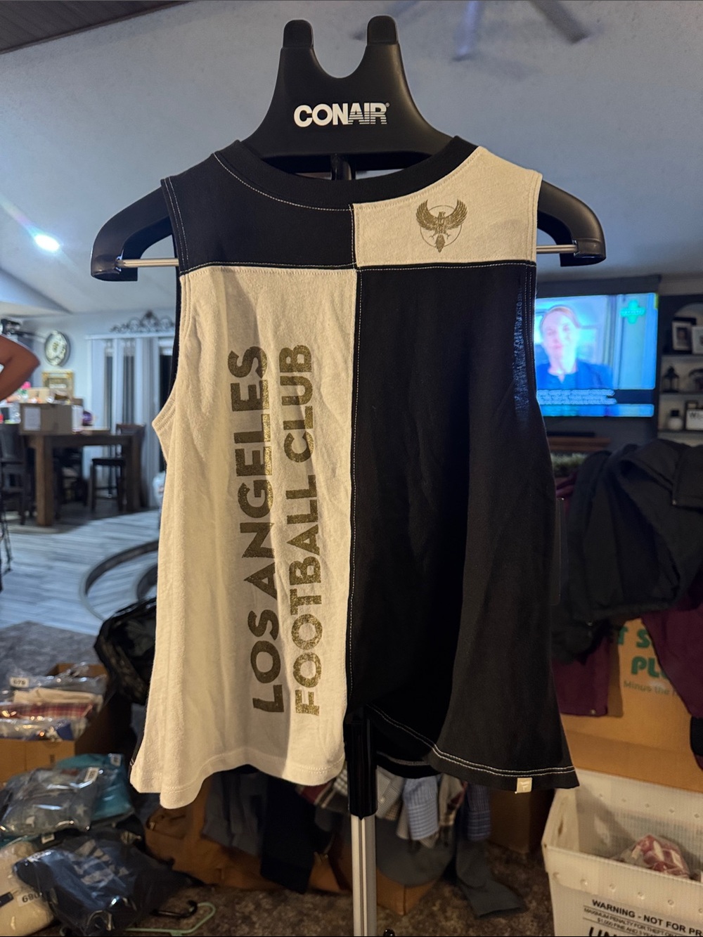 Womenโs Los Angeles football tank